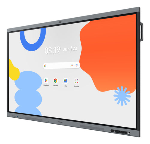 Samsung (Wafx-P) Interactive Display, 86" Uhd, 450Nits, Lan/Wifi, Cam, Mic/Spkr, 12H/7D,3Y