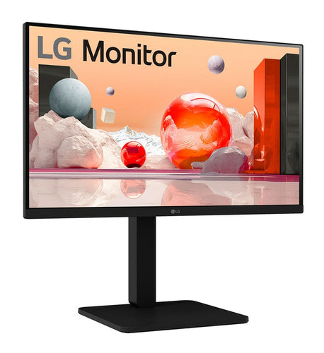 LG 24" (16:9) Fhd Ips, Hdmi, Dp, Usb, D-Sub, 100Hz, Spkr, H/Adj, Tilt, Vesa, 3Yr
