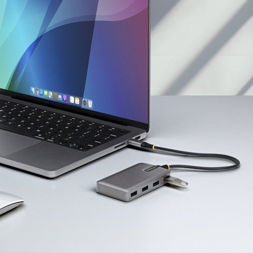 Startech 4-Port Usb-C Hub - 5Gbps - Bus Powered - USB C To 4X Usb-A Hub W/ Optional Auxili