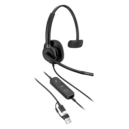 HP Poly Mission 415 Mono USB Wired Classic Headset (Foam Earcushion)