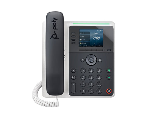 HP Poly Edge E220 Ip Phone W/Handset,2.8" Colour Screen,4 Line Key,Bluetooth
