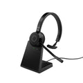 Jabra Wireless Evolve 65 Te Uc Mono Bluetooth Headset W/Charge Stand + Link 390A Bt,Usb-A