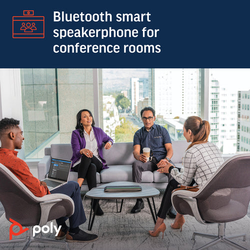 HP Poly Sync 60 Ms Conference Speaker Phone,Bluetooth,Usb-A & Usb-C (Ms Certified)