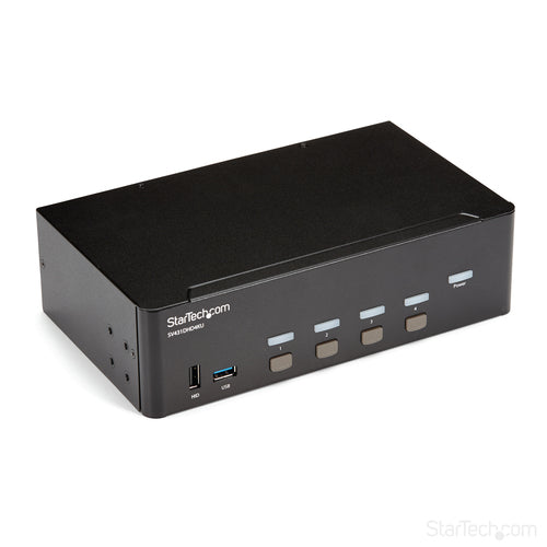 4 Port USB HDMI Kvm Switch With Audio - 4K 30Hz Dual Monitor 2 Yr