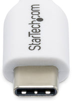 Startech 2M Usb-C Charging Cable, 60W 3A Pd, White, Ltw