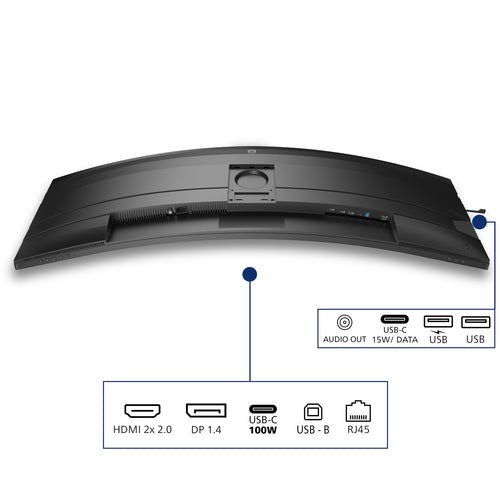 Philips 49" (32:9) Curve Monitor, 5K Va, Hdmi(2), Dp, Usb(4), Usb-C, Lan, Kvm, 4Yr