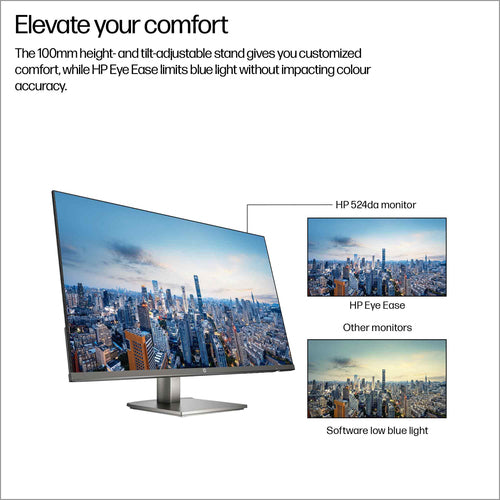 HP Series 5 23.8 Inch Fhd Monitor - 524Da