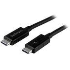 StarTech 1M T/Bolt3 Cable, 20Gbps, 100W Pd, Black