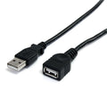Startech 3M Usb2.0 A To A Extension Cable, M/F, Black, Ltw