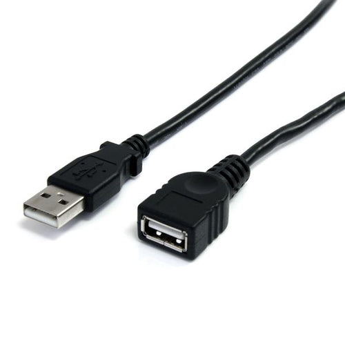 Startech 1M Usb2.0 A To A Extension Cable, M/F, Black, Ltw