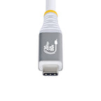 Startech 3M (10Ft) Usb4 Cable, Usb-If Certified, 20Gbps, White, Ltw