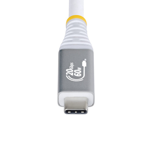 Startech 3M (10Ft) Usb4 Cable, Usb-If Certified, 20Gbps, White, Ltw