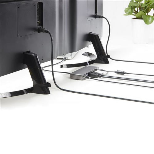 Startech T/Bolt3 4K Dock, Dual Display, Dp(2), Usb(2), Hdmi, Vga,Rj45,85W, Ac,3Yr