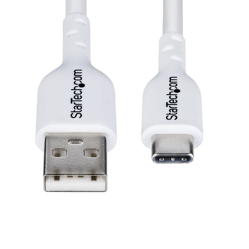 Startech USB A To C Cable M M 3M USB 2 0 White 15W