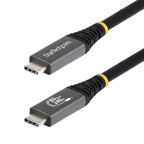 Startech 50Cm (1.6Ft) Usb4 Cable, Usb-If Certified Usb-C Cord, 80Gbps, Ltw