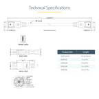 Startech 2M Display1.2 Cable With Latch, 4K, Support Dpcp, Hdcp, Multi Stream, Ltw