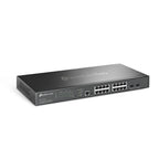 Tp-Link Omada 16-Port Managed L2+ Rack Switch, 2.5G Poe+(8), 10G Sfp+(2), 240W, 5Yr