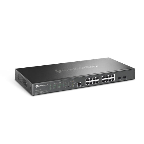 Tp-Link Omada 16-Port Managed L2+ Rack Switch, 2.5G Poe+(8), 10G Sfp+(2), 240W, 5Yr