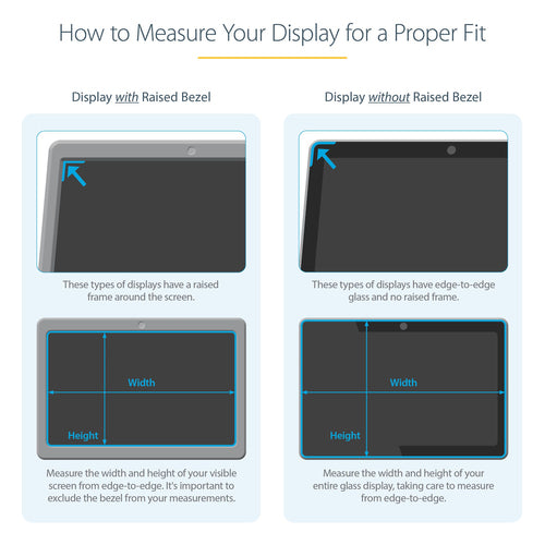 Startech 15.6" Laptop Privacy Filter, 16:9 Matte/Glossy, 2Yr