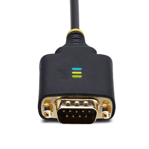 Startech 2Ft (60Cm) 2-Port USB To Serial Adapter Cable, Interchangeable Db9 Screws/Nuts, C