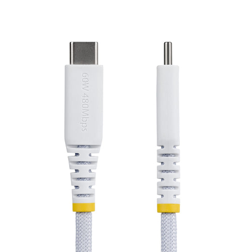 Startech 3M (10Ft) White Usb-C Charging Cable, USB C Cord, 60W/3A Pd, Ltw