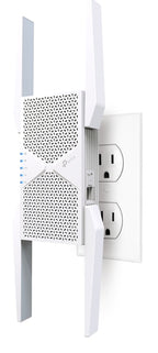 Tp-Link Be9300 Tri Band Wi-Fi 7 Range Extender, Easymesh, 2.5 Gbe(1), Ant (4), 3Yr