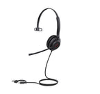 Yealink Wired (Uh35) Ms Mono Headset,Noise Cancelling Mic,C/A Adapter, Project Base Only