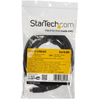 Startech 3M Usb-C 2.0 Cable, 5A Pd, TB 3 Compatible, Black, 2Yr