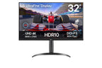 LG 32″ Monitor, UHD, VA, Speakers, Black