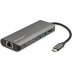 Startech Usb-C (T/Bolt3) Multiport Adapter, 4K HDMI Usb(2), Rj45, Sd, Single Display, 48W