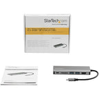 Startech Usb-C (T/Bolt3) Multiport Adapter, 4K HDMI Usb(2), Rj45, Sd, Single Display, 48W