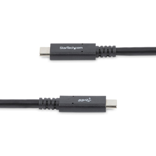 Startech 1.8M Usb-C 3.0 Cable, 5A Pd, Tb3 Compatible, Black, 2Yr