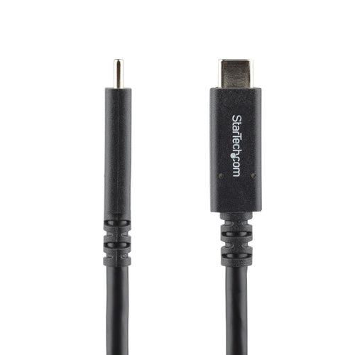 Startech 1.8M Usb-C 3.0 Cable, 5A Pd, Tb3 Compatible, Black, 2Yr