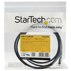 Startech 1.8M Usb-C 3.0 Cable, 5A Pd, Tb3 Compatible, Black, 2Yr