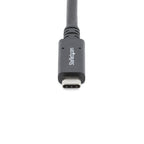 Startech 1.8M Usb-C 3.0 Cable, 5A Pd, Tb3 Compatible, Black, 2Yr