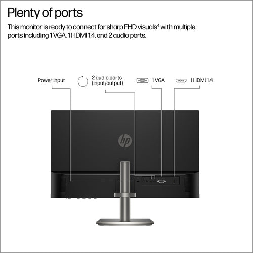 HP Series 5 23.8 Inch Fhd Monitor - 524Da