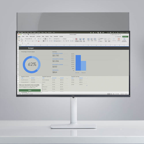 Startech Magnetic Monitor Privacy Screen For 23" 16:9 Display, 2 Yr