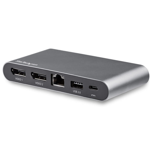 Startech Mini Usb-C 4K Dock, Dual Display, Dp(2), Usb(2), Rj45, 85W, 3Yr