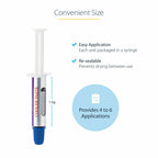 Startech 1.5G Metal Oxide Thermal CPU Paste Compound Tube 2Yr