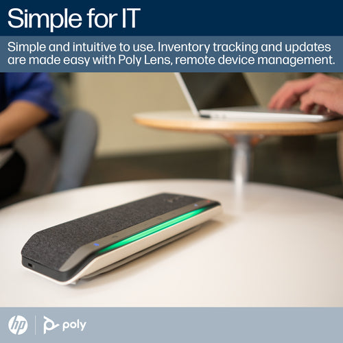 HP Poly Sync 40+ Ms Smart Speakerphone,Bluetooth + Usb-A + Usb-C + Usb-A Bt600 Dongle (Ms)