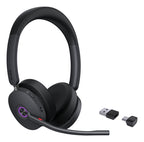 Yealink Wireless (BH74) MS Stereo Bluetooth Anc Headset, Bt51 Dngle, Black, C To A Adapter