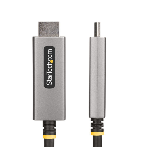 Startech 2M Dp To HDMI Adapter Cable, 8K 60Hz, 4K 144Hz, Hdr10, Dp 1.4 To HDMI 2.1 Avc, Dp