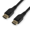 Startech 3M Display 1.4 Cable, 8K 60Hz, Uhd 4K 120Hz, Hdr, Vesa Certified, Black, Ltw