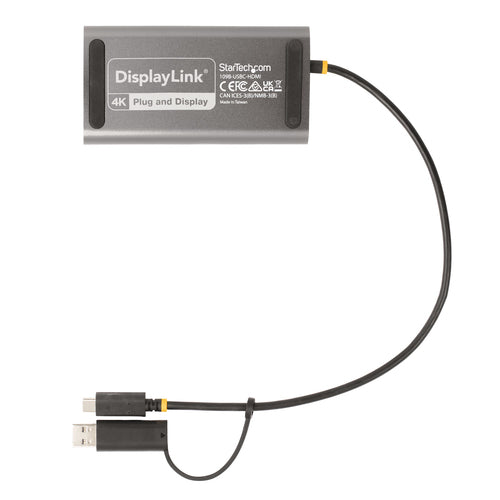 Startech Usb-C To Dual-Hdmi Adapter - Usb-C Or A To 2X HDMI - 4K 60Hz - 100W Power Deliver