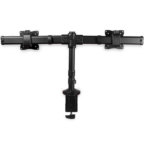 Startech Dual Monitor Desk Mount <27", <8Kg, Full Motion, H/Adj, Vesa, Black, 5Yr