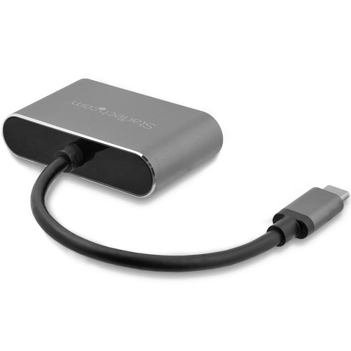Startech Usb-C Multiport Adapter, Hdmi, Vga, Dual Display, Aluminum, 3Yr