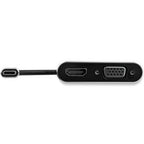 Startech Usb-C Multiport Adapter, Hdmi, Vga, Dual Display, Aluminum, 3Yr