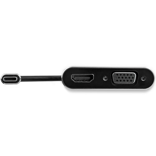 Startech Usb-C Multiport Adapter, Hdmi, Vga, Dual Display, Aluminum, 3Yr