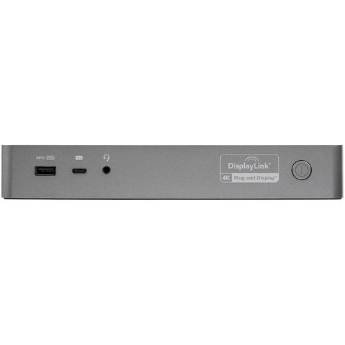 Startech Usb-C Usb-A Hybrid 4K Dock, Dual Display, Dp(2), Hdmi(2), Usb(3), 60W, 3Yr