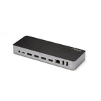 Startech Usb-C Usb-A Hybrid 4K Dock, Dual Display, Dp(2), Hdmi(2), Usb(3), 60W, 3Yr